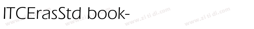 ITCErasStd book字体转换